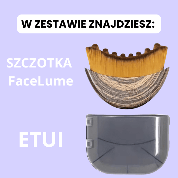 FaceLume - limfatyczna szczotka do konturowania twarzy