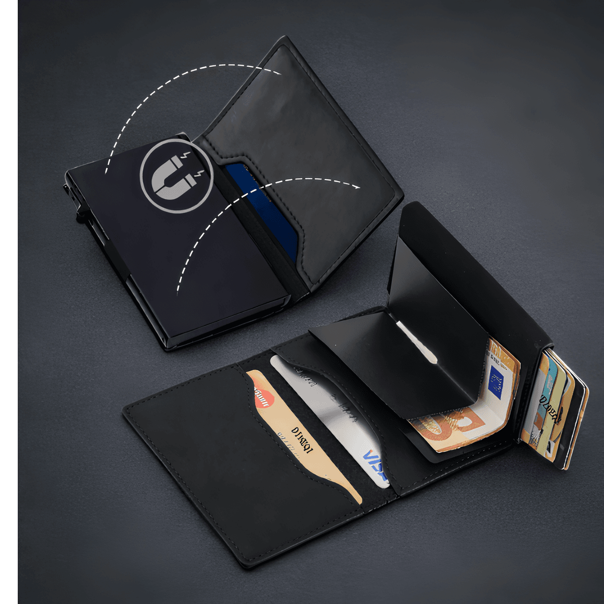 Bloky - inteligentny portfel z ochroną RFID / NFC